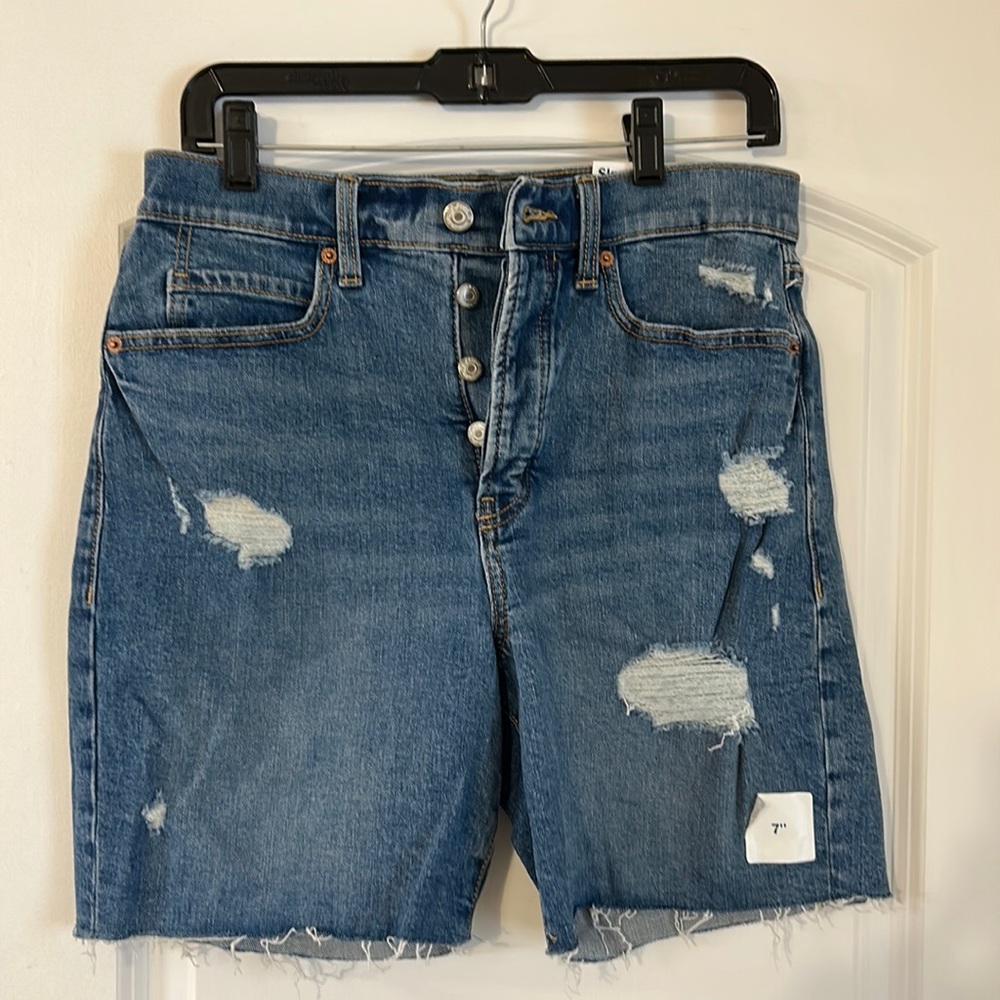 Denim shorts